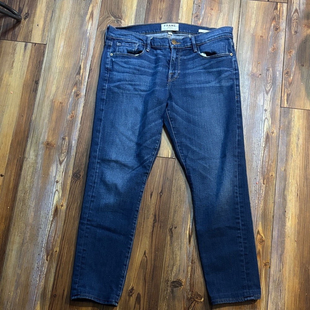 Frame Denim Le Garçon Women's Jeans 28 Berkeley Square wash